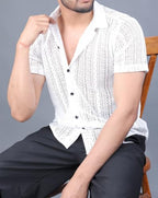 Noble Monk MenS Regular Fit Polo Shirt | 3/4 Sleeve | Casual Shirt For Men