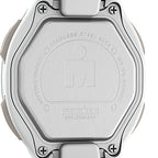 TIMEX Women's IRONMAN Transit 33mm Resin Strap Watch - White/Chrome tone- White resin strap