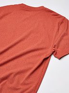 Dickies mens Heavyweight Crew Neck Short Sleeve Tee Big-tall T Shirt, Rustic Red Heather, Large Tall US