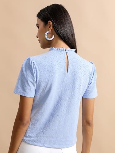 Ketch WomenS Regular Fit Tops (Khtp000477_Blue