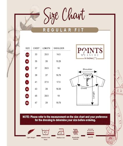 Noble Monk MenS Regular Fit Pure Cotton Polo T Shirt |Half Sleeves |Collar Tshirts | Casual T-Shirt For Men