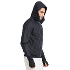 Turtle Men Cotton Stretch Navy Blue Plain Regular Fit Full Sleeve Casual Windcheater
