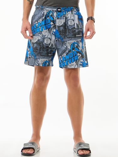 Bewakoof Official Marvel Merchandise MenS All Over Printed Regular Fit Pure Cotton Boxers