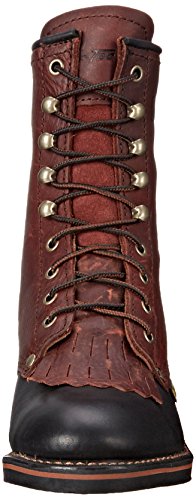 Adtec Women's 8 Packer Dark W Boot, Cherry/Black (Cherry/Black, Numeric_6_Point_5)