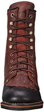 Adtec Women's 8 Packer Dark W Boot, Cherry/Black (Cherry/Black, Numeric_6_Point_5)