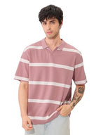 The Souled Store Textured Polo Originals :Quartz Men And Boys Short Sleeves Collared Neck Cotton Blend Oversized Polos