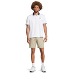 Under Armour Men's Drive 8 Inch Shorts, (289) Khaki Base / / Halo Gray, 32
