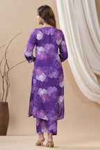 Anni Designer Womens Cotton Blend Floral Co-Ord Set