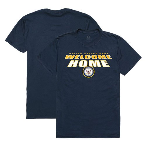Welcome Home Tee, Navy, Navy, XL