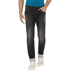 Turtle Men Dark Grey Narrow Fit Jeans