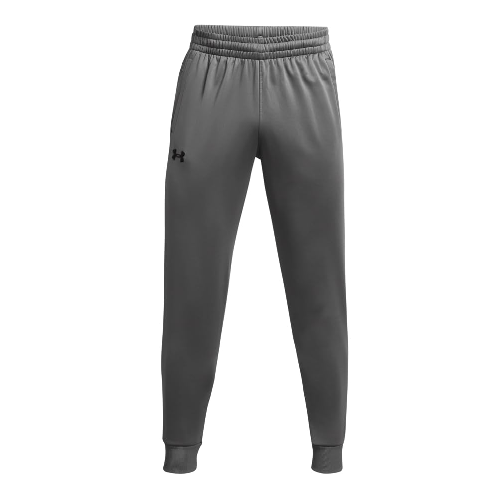 Under Armour Men's ArmourFleece Jogger, (025) Castlerock / / Black, X-Large