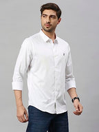 Thomas Scott Mens Full Sleeves Slim Fit Solid Casual Shirt