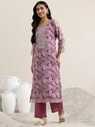 Libas WomenS Linen Kurta Set (99504
