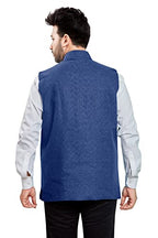 Be Active MenS Linen Blend Nehru Jacket With Mandarin Collar