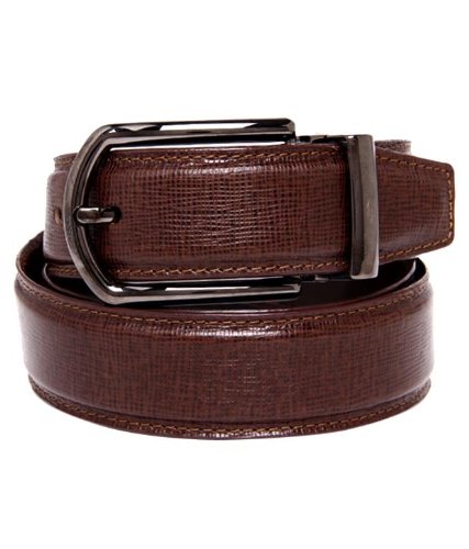 Walletsnbags Leon Formal Leather Belt (B 50_Brown_32) 32