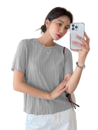 Wedani Solid Regular Fit Jeans Korean Western Tops for Women Stylish
