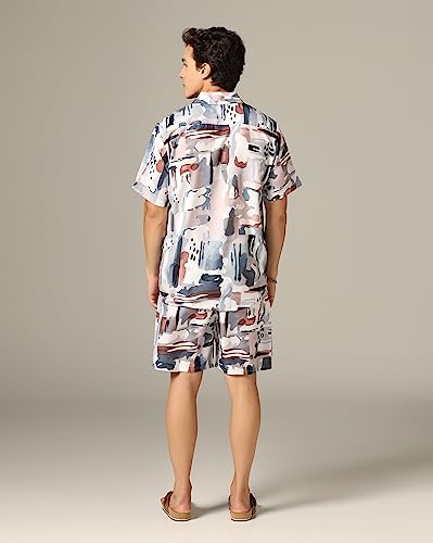 Greciilooks Rayon MenS Night Suit || MenS Half Sleeve || Printed Sleepwear & Loungewear Nightdress || Casual Homewear Set