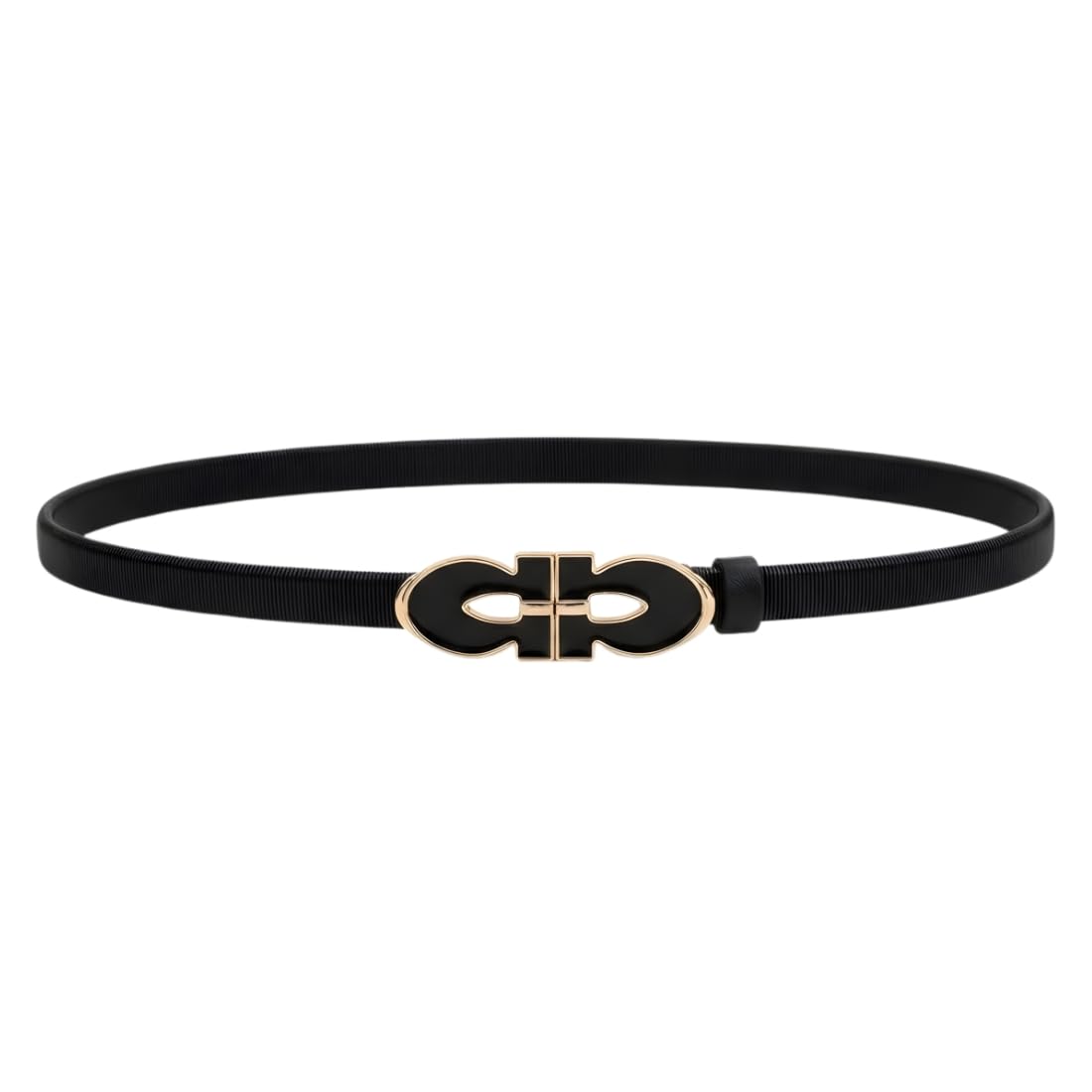 Anirdesh Skinny Metal Stretch Chain Belt Elastic Belt For Women | Slim Metal Waist Chain Belt | Stretchable Fashion Waist Belt F