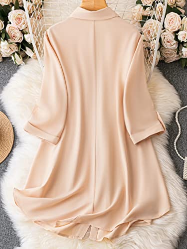 Leriya Fashion Rayon Women Above The Knee Western Dress (LF-WD1099&WD1143_Cream&Green