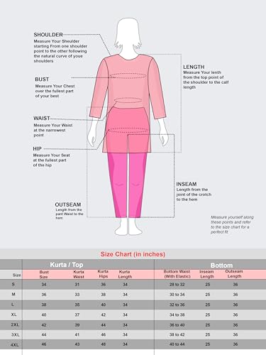 Womanista Women Cotton Blend Dusty Green Colour Hakoba Printed Tunic With Trouser Cord Set(Co-Ords_9094_M)