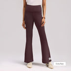 BlissClub Ultimate Flare Pants Lite Regular for Women Upto 54 ft | High Waist Trousers and Formal Pants for Office wear | Comfo