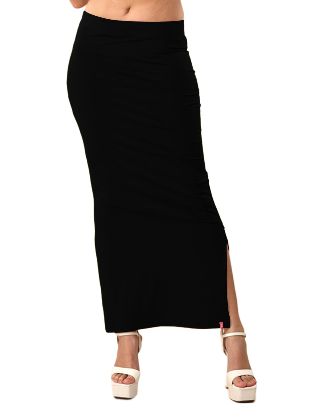 Lyra Women Saree Shaper (Petticoat) Black