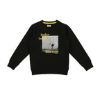 Pepe Jeans BoyS Cotton Blend High Neck Sweatshirt (Pb581463_Black_12)