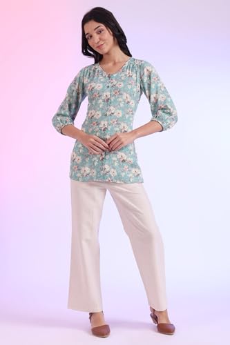 Aurelia Women'S Printed Modal Straight Kurti