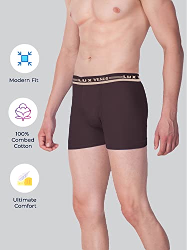 Lux Venus Pure Cotton Drawer For Men (Pack Of 2) Multicolour