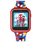 Accutime Marvel Spidey and His Amazing Friends Educational Touchscreen Smart Watch for Toddlers, Boys and Girls - Selfie Cam, Le