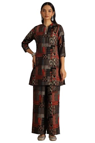 Soch Women Muslin Ethnic Motifs Kurta Set with Thread Work