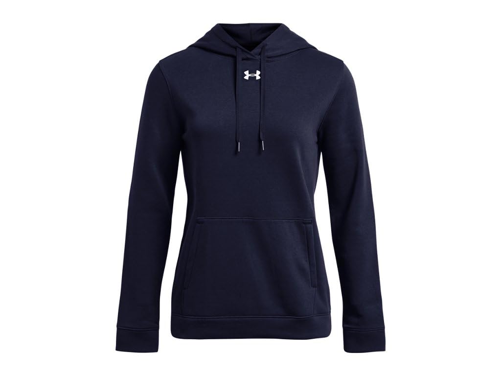 Under Armour Women's Hustle Hoodie Navy | White MD