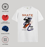 ADRO T Shirts for Boys & Girls | Skate Street Style Printed T-Shirt | Ages 3-14 | 100% Cotton Round Neck Tshirt for Boys |KRN-L2