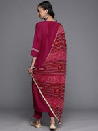 Varanga WomenS Silk Blend Kurta Set (Nv_Vskd159_Purple