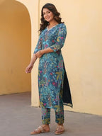 Anni Designer Women'S Rayon Floral Kurta & Pant