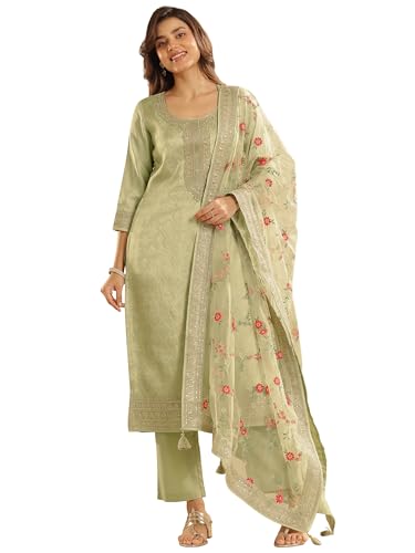 Libas WomenS Silk Blend Kurta Sets (99477