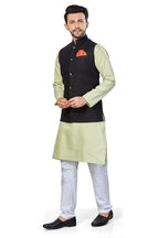 Be Active MenS Solid Linen Blend Kurta Pyjama 3 Piece Set || Men Kurta Pajama With Modi Jacket || Kurta Pajama Nehru Jacket For