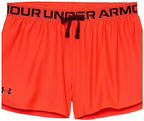 Under Armour Girls Play Up Solid Shorts, (628) Beta / / Dark Maroon, Youth Large