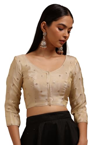 Soch Women Tissue Padded Blouse Sequins
