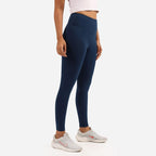 BlissClub The Ultimate Leggings Lite, Ankle Length Tights for Women for Gym, Yoga and Workout with High Waist,Regular Variant