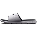 Under Armour Men's Ignite Pro Slide, (100) White/White/Black, 10, US