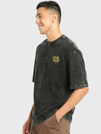 Bewakoof Heavy Duty Official Marvel Merchandise Mens Graphic Print Oversized Fit Half Sleeve Round Neck Cotton T-Shirt_629242_B