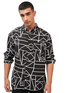 Ketch Men Long Sleeve Oversized Fit Khos000034 Black L
