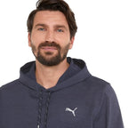 Mens cloudspun Progress Hooded Sweatshirt - NAVY BLAZER HTHR - S(D0102H7DI9T)