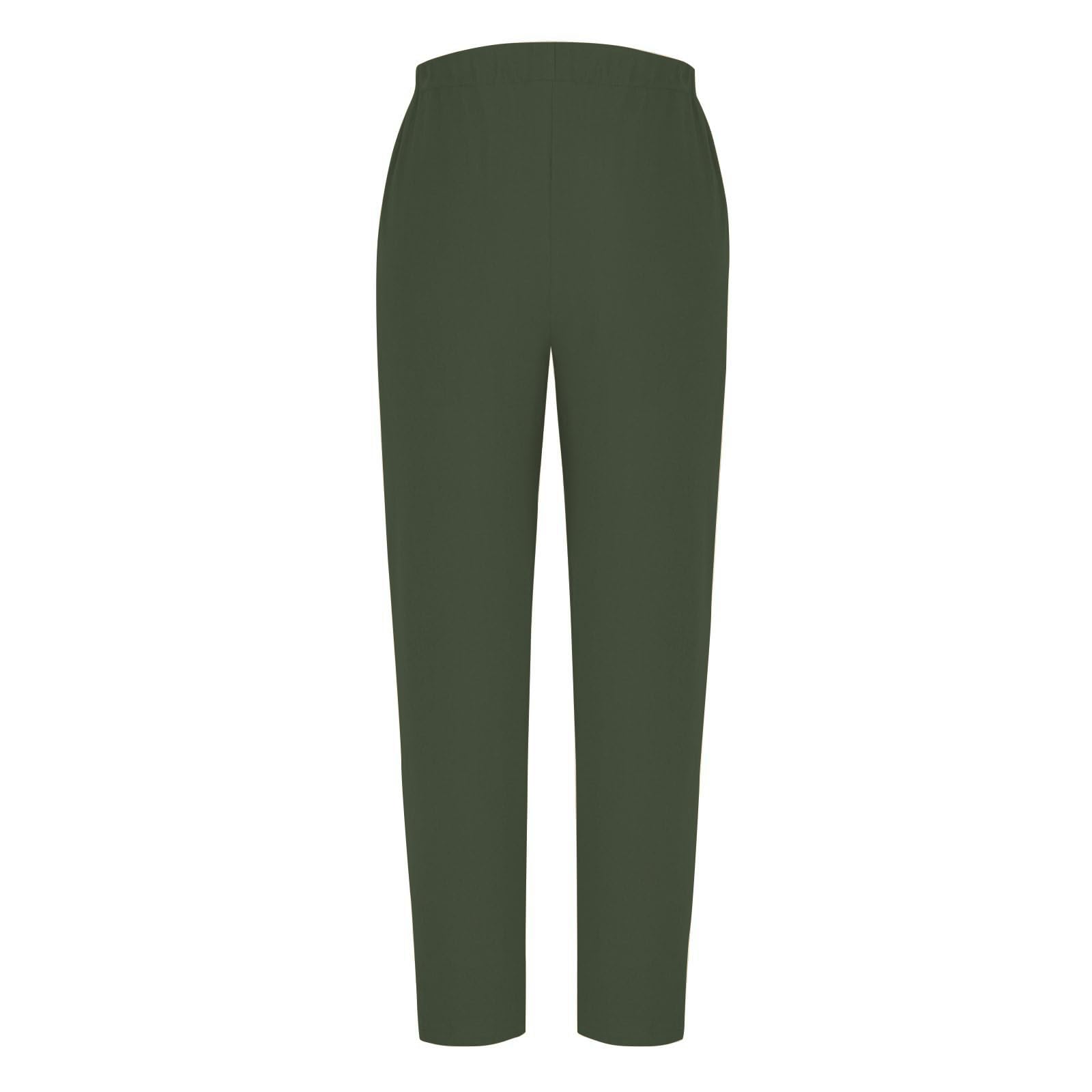 Sugathari Girls & Womens Pants Button Side Trousers Summer Casual Wide Leg Pant Boho Beach Bottom with Pockets Vacation Trendy