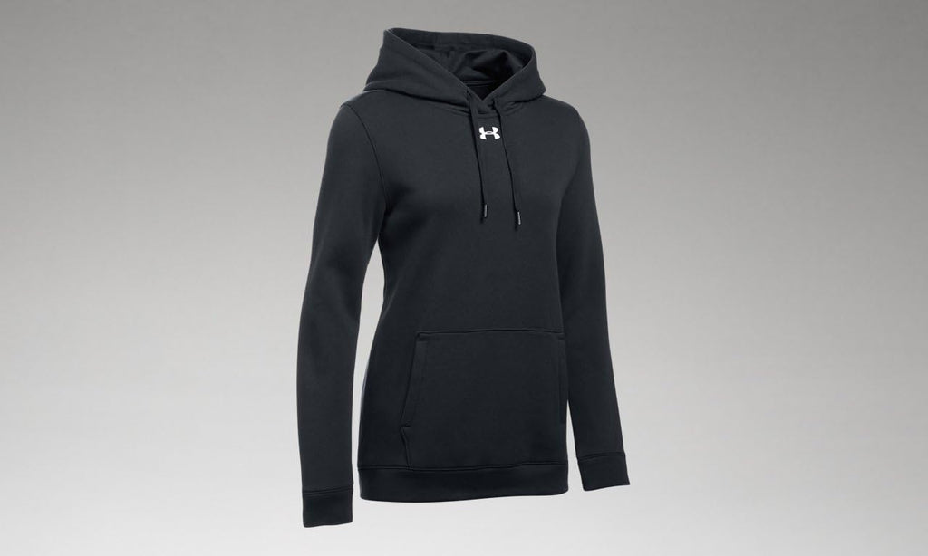Under Armour Women's Hustle Hoodie Black | White XL