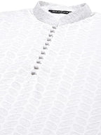 See Designs Cotton Men White Chikankari Embroidered Straight Kurta With Pyjama