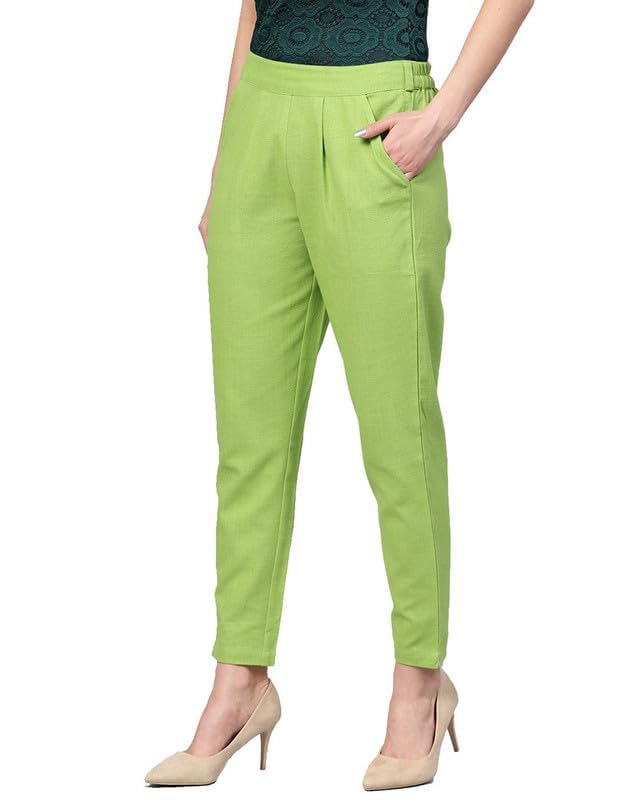 DIGITAL SHOPEE Womens Regular Fit Casual PantsPISTA |XL