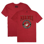 Relaxed Graphic T's,Marines,Cardinal,2X