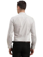 Turtle Men 100% Cotton Slim Fit Full Sleeve Grey Formal Shirt